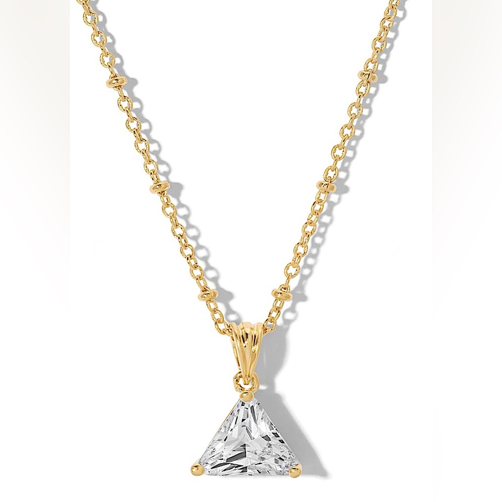 VANESSA MOONEY THE TRIANGLE DIAMOND NECKLACE